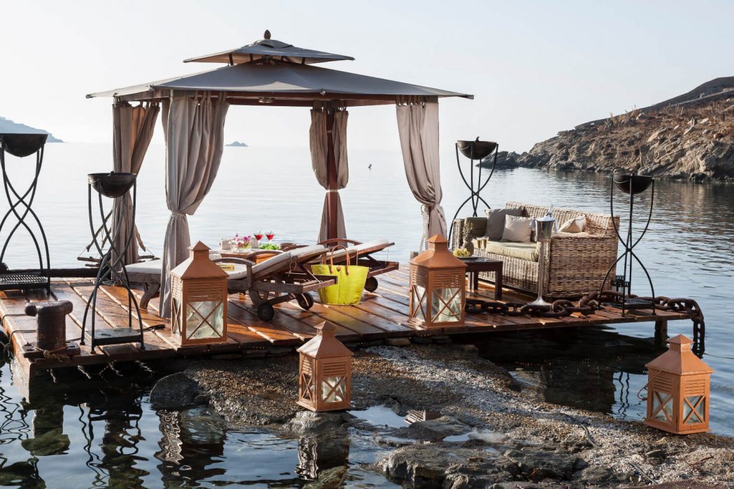 Secluded Private Beach In Mykonos Kivotos Hotels