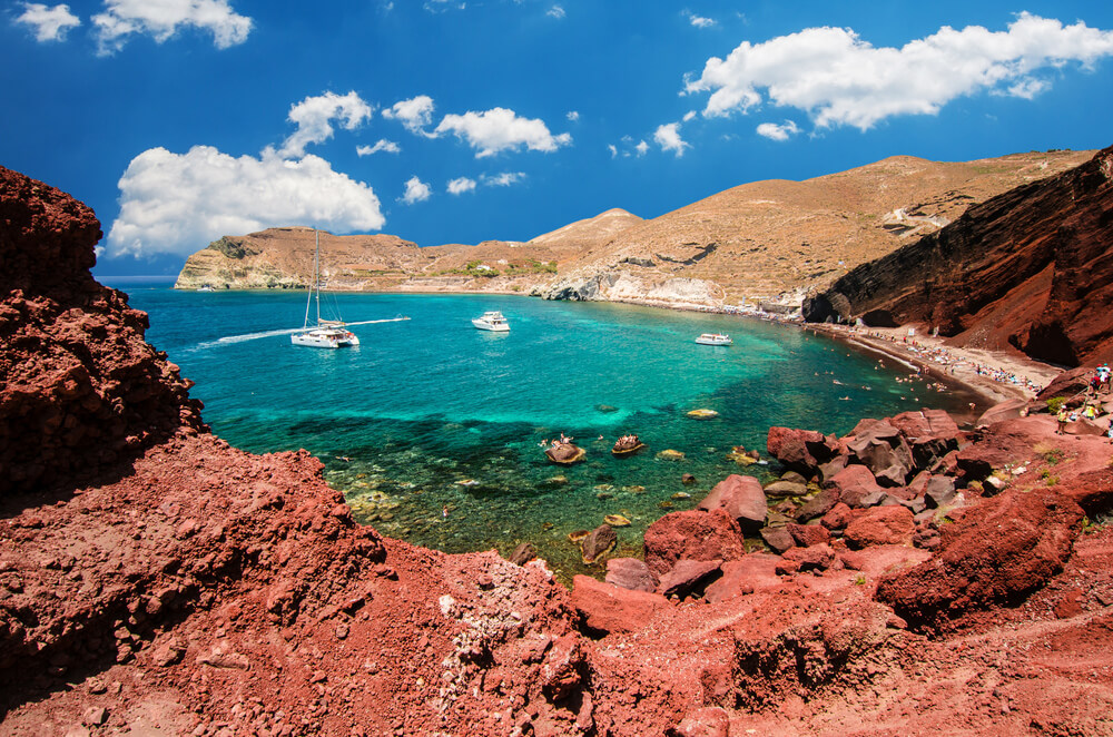 Santorini Red Beach